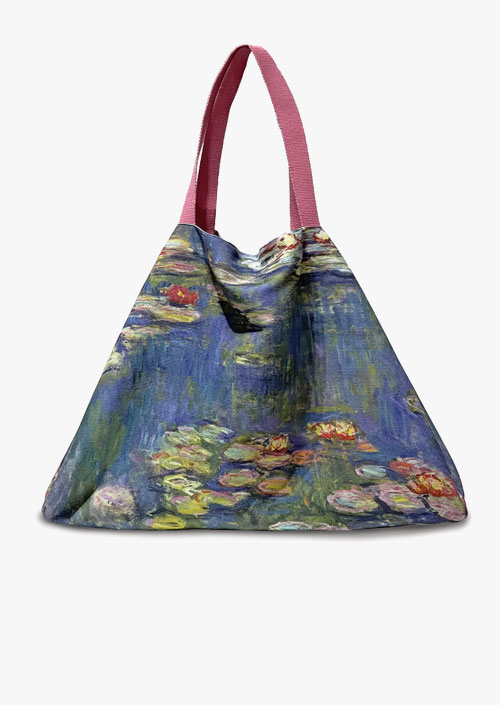 Large format bag with Monet's work